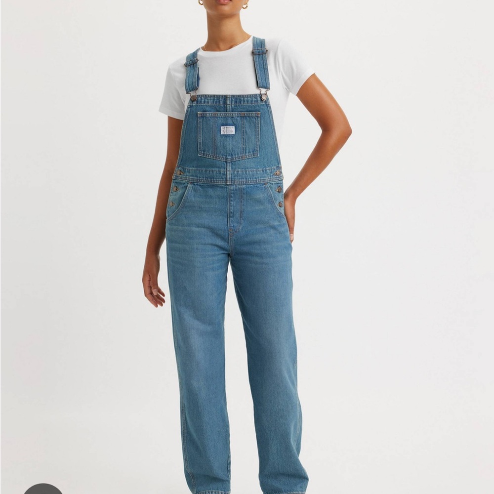 Women's Blue Denim Overalls